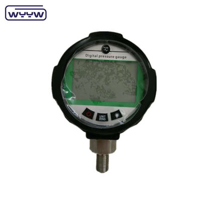 Temperatura de trabajo 20-140 ° F -6,67 a 60 ° C Medidor de presión digital de 80 mm con material de elemento 304SS