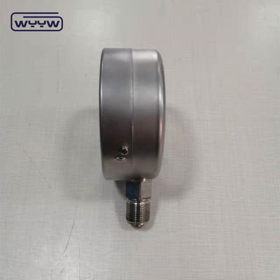 Diámetro 100 mm SS304 Medidor de presión en seco con una precisión de ±1,6% Clase alternativa
