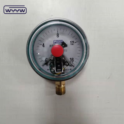 Medidor de presión de contacto eléctrico de 100 mm para medición de presión industrial en entornos exigentes