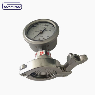 60 mm 100 mm de hilo estándar PT diafragma medidor de vacío