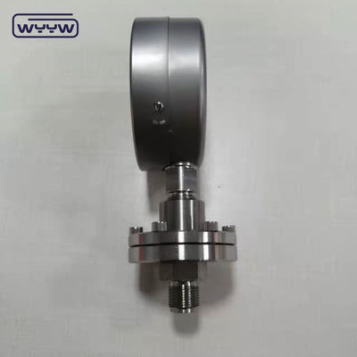 Dispositivo de medición de presión del diafragma de montaje directo en la parte inferior 1/4 1/2 &quot;Inch NPT Tamaño de conexión BSP
