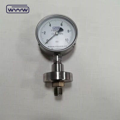 Dispositivo de medición de presión del diafragma de montaje directo en la parte inferior 1/4 1/2 &quot;Inch NPT Tamaño de conexión BSP