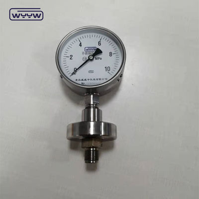 Dispositivo de medición de presión del diafragma de montaje directo en la parte inferior 1/4 1/2 &quot;Inch NPT Tamaño de conexión BSP