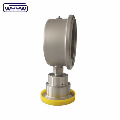 Medidor de presión de tubo de aluminio Dial Bourdon para medición precisa de la presión en trabajo pesado