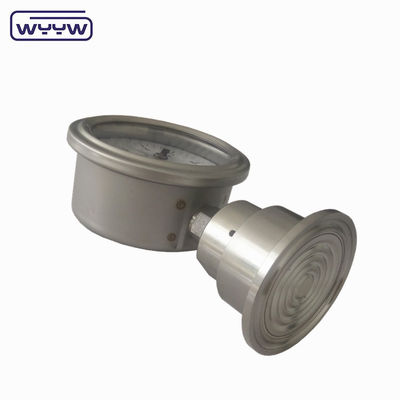 Medidor de presión de tubo de aluminio Dial Bourdon para medición precisa de la presión en trabajo pesado