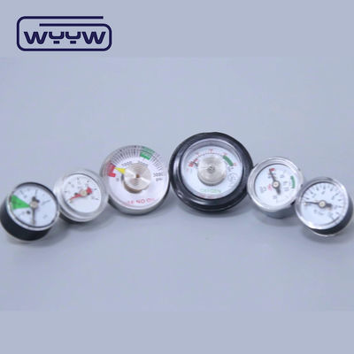 Impresión precisa según la demanda Pequeño dial de presión con 1/8'' de escala G NPT/M hilo