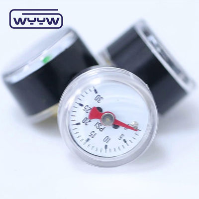 Impresión precisa según la demanda Pequeño dial de presión con 1/8'' de escala G NPT/M hilo