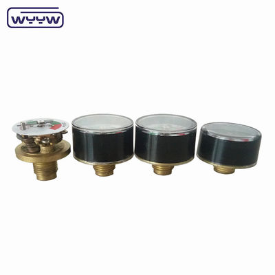 22 mm-41 mm Mini manómetro 1/8' G hilo de montaje trasero 1/8' G NPT Tamaño nominal