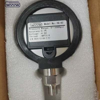 Manómetro digital de precisión de 80 mm con manómetro digital de acero inoxidable 5000 Psi al 0,4%