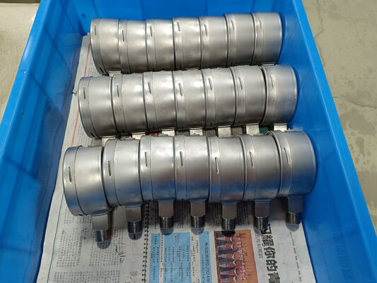 Manómetro de presión de acero inoxidable 316 de 4 pulgadas con anillo de bayoneta para rendimiento a prueba de golpes