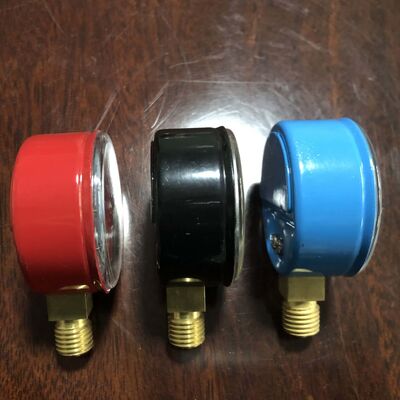 Medidor de presión de ensayo de gas de 2 pulgadas (50 mm) con rango de 0 a 25 MPa y certificación de alta precisión para sistemas de gas