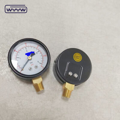 Conexión radial medidor de presión de 60 mm de barra medidor de presión de gas