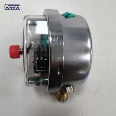 Medidor de presión electrónico asistido magnéticamente con tamaño de 100 mm y relleno de silicona para mediciones precisas