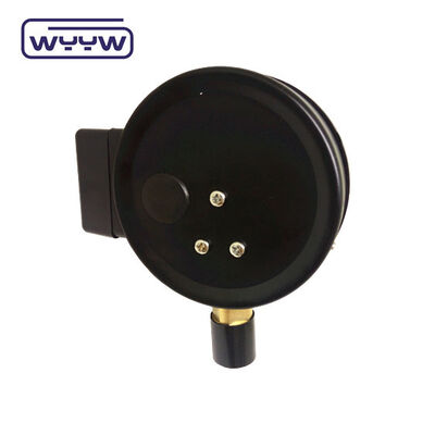 150mm Black Steel Magnetic-assisted Electric Contact Manometer Pressure Gauge with 1.6% Accuracy