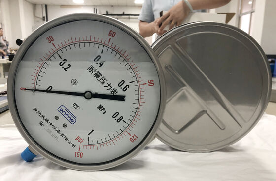 Manómetro de presión de conexión Medición de presión industrial duradera 1 año Resultados precisos certificados